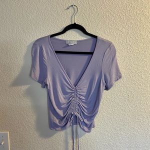 Adjustable lavender women’s top